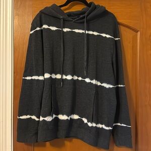 Hooded lightweight sweatshirt